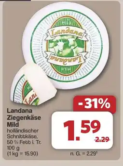 Famila Nord West Landana Ziegenkäse Mild Angebot