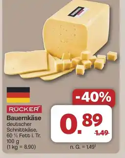 Famila Nord West RÜCKER Bauernkäse Angebot