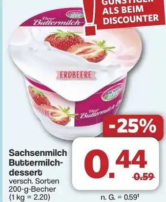 Famila Nord West Sachsenmilch Buttermilch- dessert Angebot