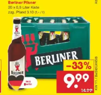 Netto Marken-Discount Berliner Pilsner Angebot