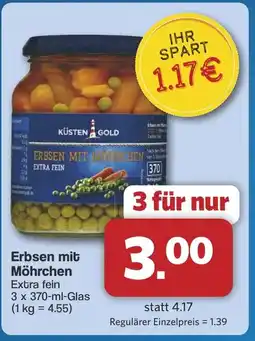 Famila Nord West Erbsen mit Möhrchen Angebot