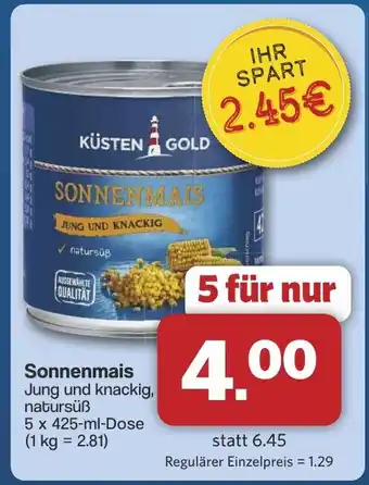 Famila Nord West Sonnenmais Angebot