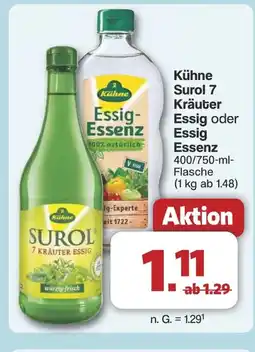 Famila Nord West Kühne Surol 7 Kräuter Essig oder Essig Angebot