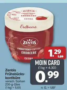 Famila Nord West Zentis Frühstücks- konfitüre Angebot