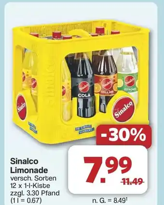 Famila Nord West Sinalco Limonade Angebot