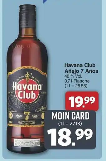 Famila Nord West Havana Club Añejo 7 Años Angebot