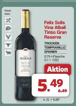 Famila Nord West Felix Solis Vina Albali Tinto Gran Reserva Angebot