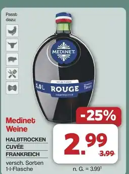 Famila Nord West Medinet Weine HALBTROCKEN CUVÉE FRANKREICH Angebot