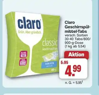 Famila Nord West claro Geschirrspül- mittel-Tabs Angebot