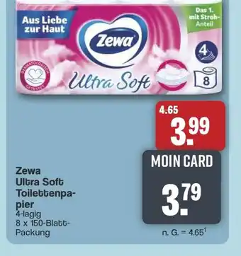 Famila Nord West Zewa Ultra Soft Toilettenpa- pier 4-lagig Angebot