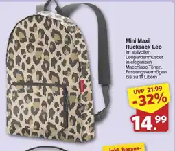 Famila Nord West Mini Maxi Rucksack Leo Angebot