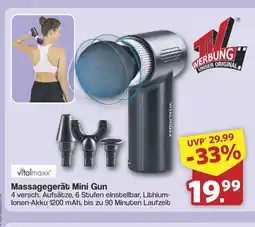 Famila Nord West vitalmaxx Massagegerät Mini Gun Angebot