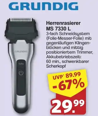 Famila Nord West Herrenrasierer MS 7330 L Angebot