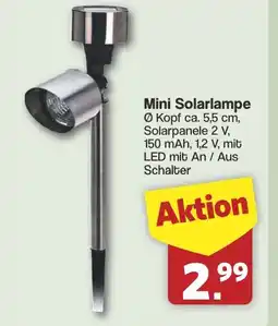 Famila Nord West Mini Solarlampe Angebot