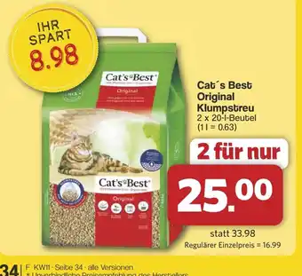 Famila Nord West Cat's Best Original Klumpstreu Angebot