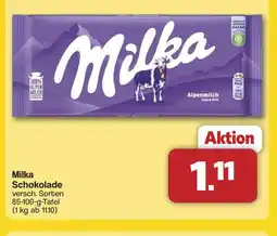 Famila Nord West Milka Schokolade Angebot