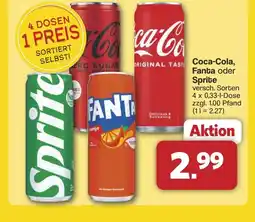 Famila Nord West Coca-Cola, Fanta oder Sprite Angebot