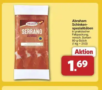 Famila Nord West Abraham Schinken- spezialitäten Angebot