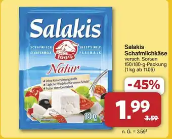 Famila Nord West Salakis SCHAFMILCH SCHAPENMELK Angebot