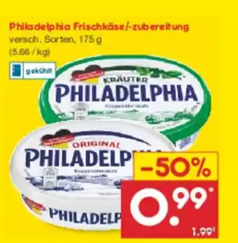 Netto Marken-Discount Philadelphia Frischkäse/-zubereitung Angebot