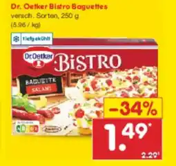 Netto Marken-Discount Dr. Oetker Bistro Baguettes Angebot