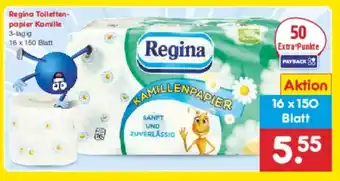 Netto Marken-Discount Regina Toiletten- papier Kamille Angebot