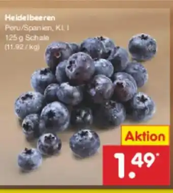 Netto Marken-Discount Heidelbeeren Angebot