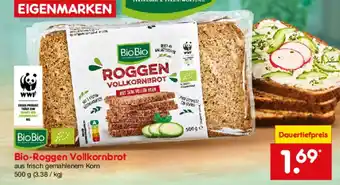 Netto Marken-Discount Bio-Roggen Vollkornbrot Angebot