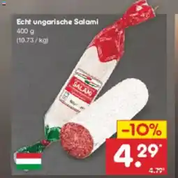 Netto Marken-Discount Echt ungarische Salami Angebot