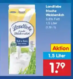 Netto Marken-Discount Landliebe frische Weidemilch Angebot