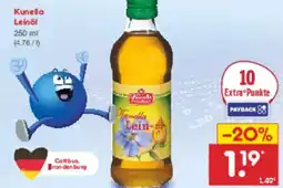 Netto Marken-Discount Kunella Leinöl Angebot