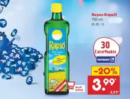 Netto Marken-Discount Rapso Rapsöl Angebot