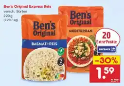 Netto Marken-Discount Ben's Original Express Reis Angebot