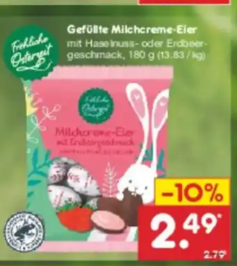 Netto Marken-Discount Gefüllte Milchcreme-Eier Angebot