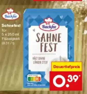 Netto Marken-Discount Sahnefest Angebot