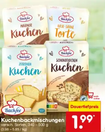 Netto Marken-Discount Kuchenbackmischungen Angebot