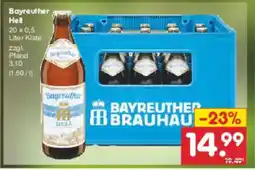 Netto Marken-Discount Bayreuther Hell Angebot