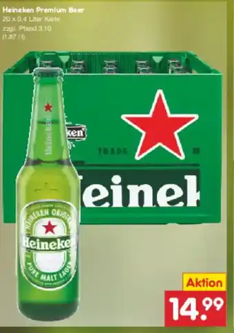 Netto Marken-Discount Heineken Premium Beer Angebot