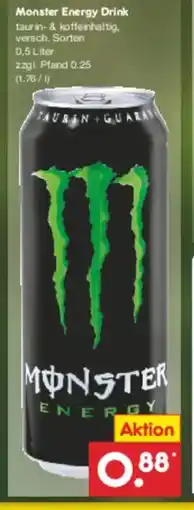 Netto Marken-Discount Monster Energy Drink Angebot