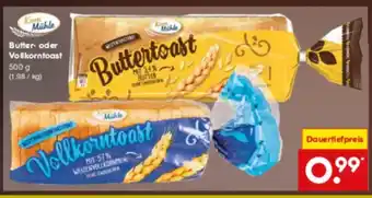 Netto Marken-Discount Butter- oder Vollkorntoast Angebot