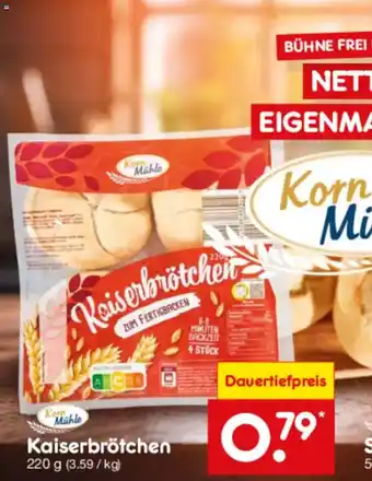 Netto Marken-Discount Kaiserbrötchen Angebot