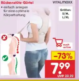 Netto Marken-Discount Rückenstütz-Gürtel Angebot