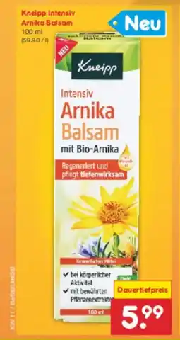 Netto Marken-Discount Kneipp Intensiv Arnika Balsam Angebot