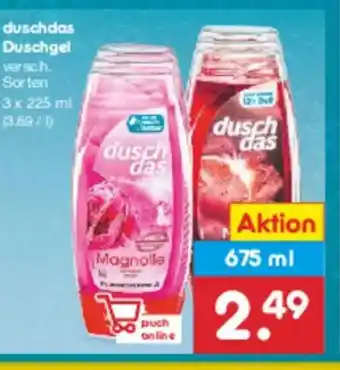 Netto Marken-Discount duschdas Duschgel Angebot