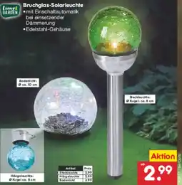 Netto Marken-Discount Bruchglas-Solarleuchte Angebot