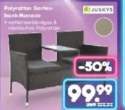 Netto Marken-Discount Polyrattan Garten- bank Monaco Angebot