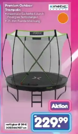 Netto Marken-Discount Premium Outdoor Trampolin Angebot