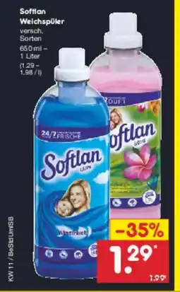 Netto Marken-Discount Softlan Weichspüler Angebot