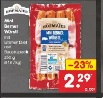 Netto Marken-Discount Mini Berner Würstl Angebot