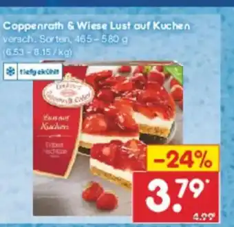 Netto Marken-Discount Coppenrath & Wiese Lust auf Kuchen Angebot